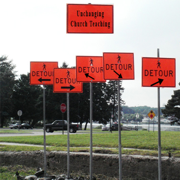 picture of detour signs